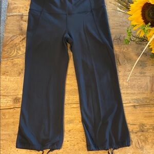 LULULEMON BLACK LUON CROP ADJUSTABLE LEGGING SZ 6